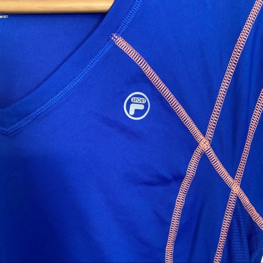 Fila sport royal blue live in motion workout shirt - Picture 3 of 5